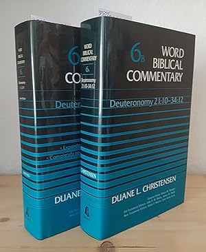 Bild des Verkufers fr Deuteronomy. [In two Volumes (complete) - By Duane L. Christensen]. - Volume 1: Deuteronomy 1:1-21:9, revised. - Volume 2: 21:10-34:12. (= Word Biblical Commentary [WBC], Volume 6A and 6B). zum Verkauf von Antiquariat Kretzer