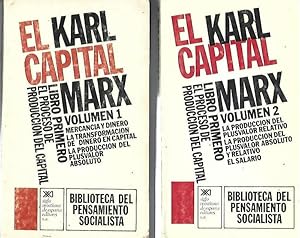 Imagen del vendedor de EL CAPITAL 8 Volumenes Obra Completa (Marx) a la venta por LLIBRERIA TECNICA