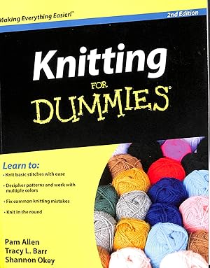 Immagine del venditore per Knitting For Dummies (For Dummies Series) venduto da M Godding Books Ltd