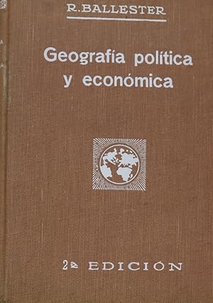 Imagen del vendedor de Geografa poltica y econmica a la venta por Librera Alonso Quijano