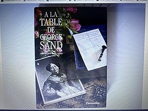 Bild des Verkufers fr A LA TABLE DE GEORGE SAND zum Verkauf von HOUSE-BOOK