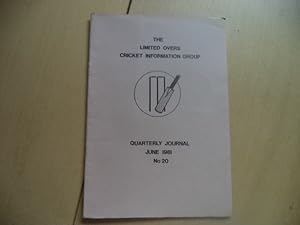 The Limited Overs Cricket Information Group Quarterly Journal June 1981 No: 20