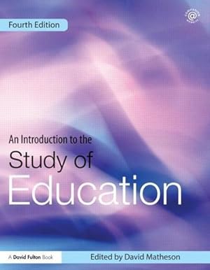 Bild des Verkufers fr An Introduction to the Study of Education zum Verkauf von AHA-BUCH GmbH