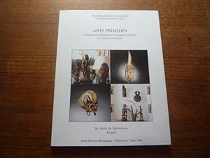 Seller image for Arts Primitifs: Collection De Monsieur et Madame Solvit et a Divers Amateurs. 7 Juin 1998 for sale by Peter Rhodes