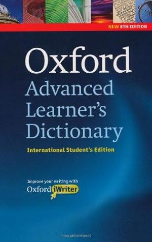 Seller image for Oxford Advanced Learner's Dictionary, 8th Edition International Student's Edition with CD-ROM and Oxford iWriter (only available in certain markets) for sale by WeBuyBooks