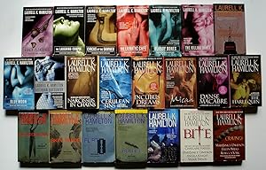 Image du vendeur pour Anita Blake LOT 20 Books: Guilty Pleasures through Bullet, also Kiss the Dead and 2 bonus books mis en vente par Silicon Valley Fine Books