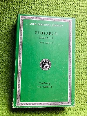 Image du vendeur pour Plutarch: Moralia Volume IV mis en vente par Cream Petal Goods