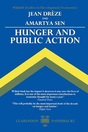 Seller image for Hunger and Public Action (Wider Studies in Development Economics) for sale by WeBuyBooks