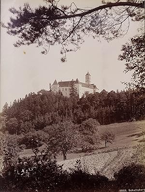 Schallaburg. Originalfotografie (Albumin mit einbelichtetem Bildtitel u. Neg.-Nr. 1086, verso mit...