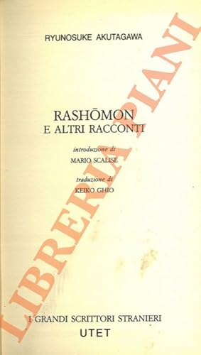 Rashomon e altri racconti.