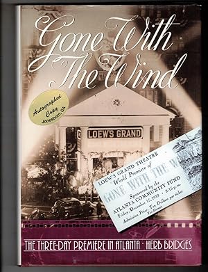 Imagen del vendedor de Gone with the Wind: The Three Day Premiere in Atlanta a la venta por Wickham Books South