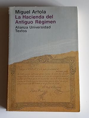 La Hacienda del Antiguo Régimen