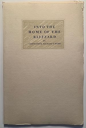 Image du vendeur pour [Antarctic Exploration] Into the Home of the Blizzard mis en vente par Stellar Books & Ephemera, ABAA