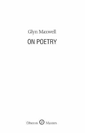 Bild des Verkufers fr On Poetry: 1 (Oberon Masters Series) zum Verkauf von WeBuyBooks