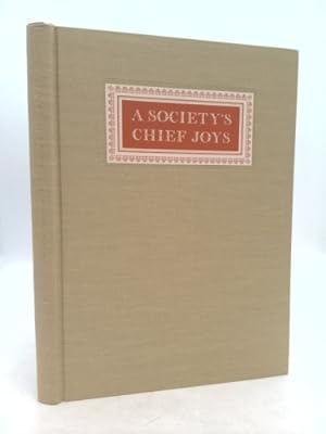 Bild des Verkufers fr A Society's Chief Joys: An Introduction to the Collections of the American Antiquarian Society zum Verkauf von ThriftBooksVintage