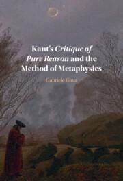 Seller image for Kant s Critique of Pure Reason and the Method of Metaphysics for sale by moluna