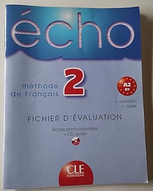 Immagine del venditore per Echo 2 Fichier D'Evaluation Photocopiable + CD Audio venduto da Librera Salvalibros Express