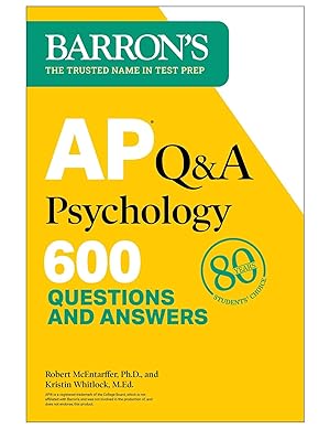 Bild des Verkufers fr AP Q&A Psychology, Second Edition: 600 Questions and Answers zum Verkauf von moluna