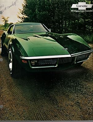 Original 1971 Chevrolet Corvette Stingray Coupe/Convertible Sales Brochure