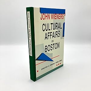 Seller image for Cultural Affairs in Boston: Poetry and Prose, 1956-1985 for sale by Bendowa Books