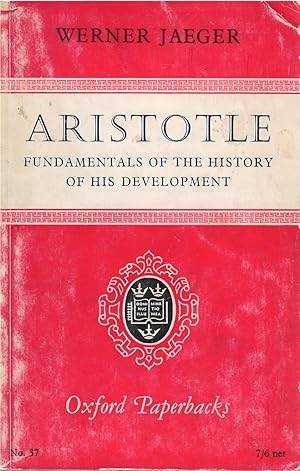 Imagen del vendedor de Aristotle: Fundamentals of the History of His Development a la venta por The Haunted Bookshop, LLC