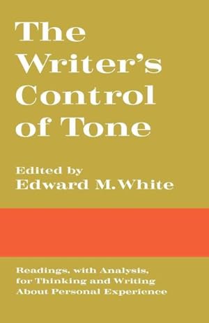 Seller image for The Writer's Control of Tone for sale by GreatBookPricesUK