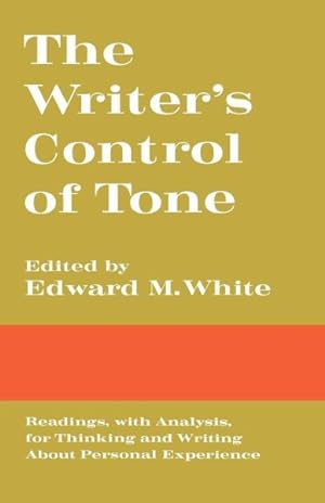 Seller image for The Writer's Control of Tone for sale by GreatBookPricesUK