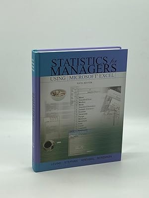 Bild des Verkufers fr Statistics for Managers Using Microsoft Excel zum Verkauf von True Oak Books