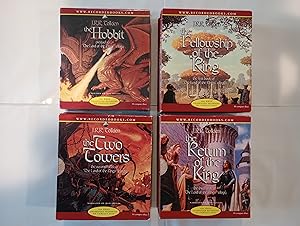 Lord Of the Rings (4 Audio book Matching set includes: The Hobbit, The Fellowship of the Ring, Th...