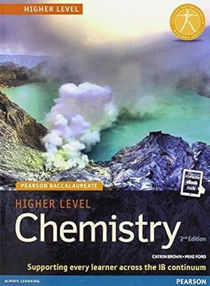 Imagen del vendedor de Pearson Baccalaureate Chemistry Higher Level 2nd edition print and online edition for the IB Diploma: Industrial Ecology (Pearson International Baccalaureate Diploma: International Editions) a la venta por WeBuyBooks