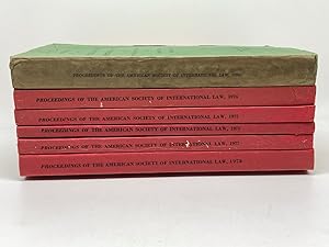 Immagine del venditore per 6 Issues of Proceedings of the American Society of International Law 1959 + 1974 through 1978 venduto da True Oak Books