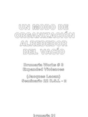 Imagen del vendedor de UN MODO DE ORGANIZAR ALREDEDOR DEL VACO. BRUMARIA WORKS #3 EXPANDED VIOLENCES a la venta por Antrtica