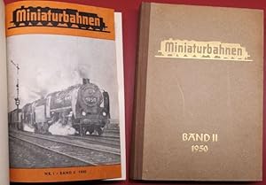 Miniaturbahnen. Die führende deutsche Modellbahnzeitschrift. Jahrgang 1950 Band II.