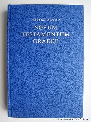 Immagine del venditore per Novum Testamentum Graece. In der 27. Auflage des Griechischen Neuen Testaments von Nestle-Aland wurden Apparat und Appendices umfassend revidiert. Der Text der Edition blieb mit dem der 26. Auflage identisch. Bercksichtigt sind auch die Lesarten der Papyri 99-116. Lesefreundliche Grodruck-Ausgabe. 27., revidierte Auflage, 3., korrigierter Druck. venduto da Antiquariat Hans-Jrgen Ketz