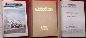 Miniaturbahnen. Die führende deutsche Modellbahnzeitschrift. Jahrgang 1948/49 Band I.