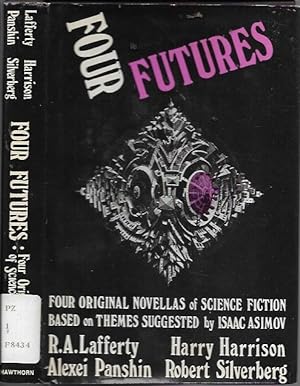 Bild des Verkufers fr Four Futures: Four Original Novellas of Science Fiction zum Verkauf von Bookfeathers, LLC