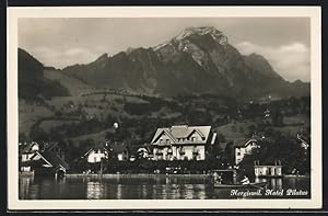 Ansichtskarte Hergiswil, Hotel Pilatus