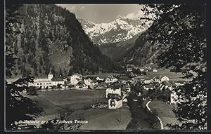 Bild des Verkufers fr Ansichtskarte Mallnitz, Blick auf den Ort gegen den Niederen Tauern zum Verkauf von Bartko-Reher