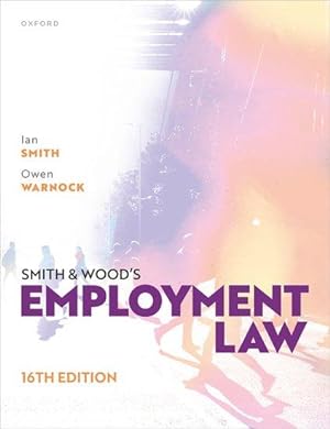 Bild des Verkufers fr Smith & Wood s Employment Law zum Verkauf von moluna