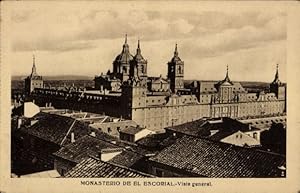 Ansichtskarte / Postkarte San Lorenzo de El Escorial Madrid, Monasterio del Escorial, Gesamtansicht