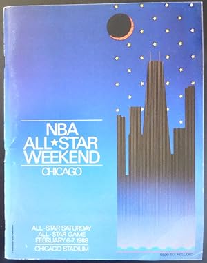 Imagen del vendedor de NBA All Star Weekend Program Chicago February 6-7, 1988 a la venta por Jeff Irwin Books