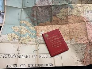 Afstandskaart van Nederland uitgegeven door den Alg. Ned/ Wielrijdersbond ten dienste van zijner ...