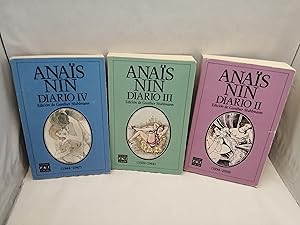 Imagen del vendedor de PACK 3 Libros de Anas Nin: Diario II (1934-1939) / Diario III (1939-1944) / Diario IV (1944-1947) a la venta por Libros Angulo