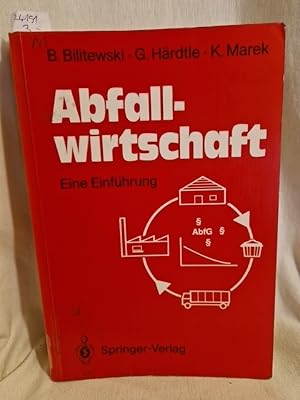 Seller image for Abfallwirtschaft: Eine Einfhrung. for sale by Versandantiquariat Waffel-Schrder