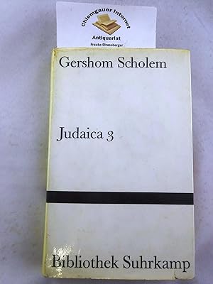 Judaica III - Studien zur jüdischen Mystik. Bibliothek Suhrkamp 333.