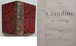 Image du vendeur pour CLAUDINE EN MENAGE 1902 EDITION ORIGINALE Relie CUIR mis en vente par CARIOU1