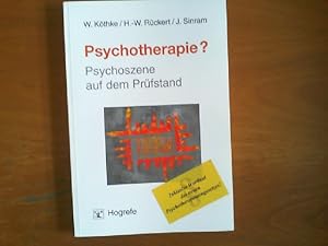 Imagen del vendedor de Psychotherapie? Psychoszene auf dem Prfstand. a la venta por Buch-Galerie Silvia Umla