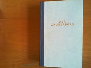 Image du vendeur pour Der Zauberberg. Roman. mis en vente par Buch-Galerie Silvia Umla