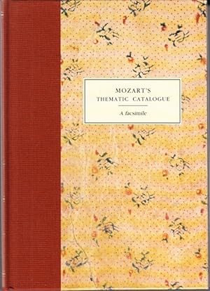 Bild des Verkufers fr Mozart?s Thematic Catalogue. A Facsimile. British Library Stefan Zweig MS63. Introduction and transcription by Albi Rosenthal & Alan Tyson. zum Verkauf von Centralantikvariatet