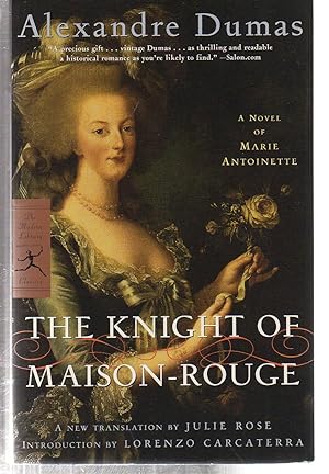Seller image for The Knight of Maison-Rouge: A Novel of Marie Antoinette (Modern Library Classics) for sale by EdmondDantes Bookseller